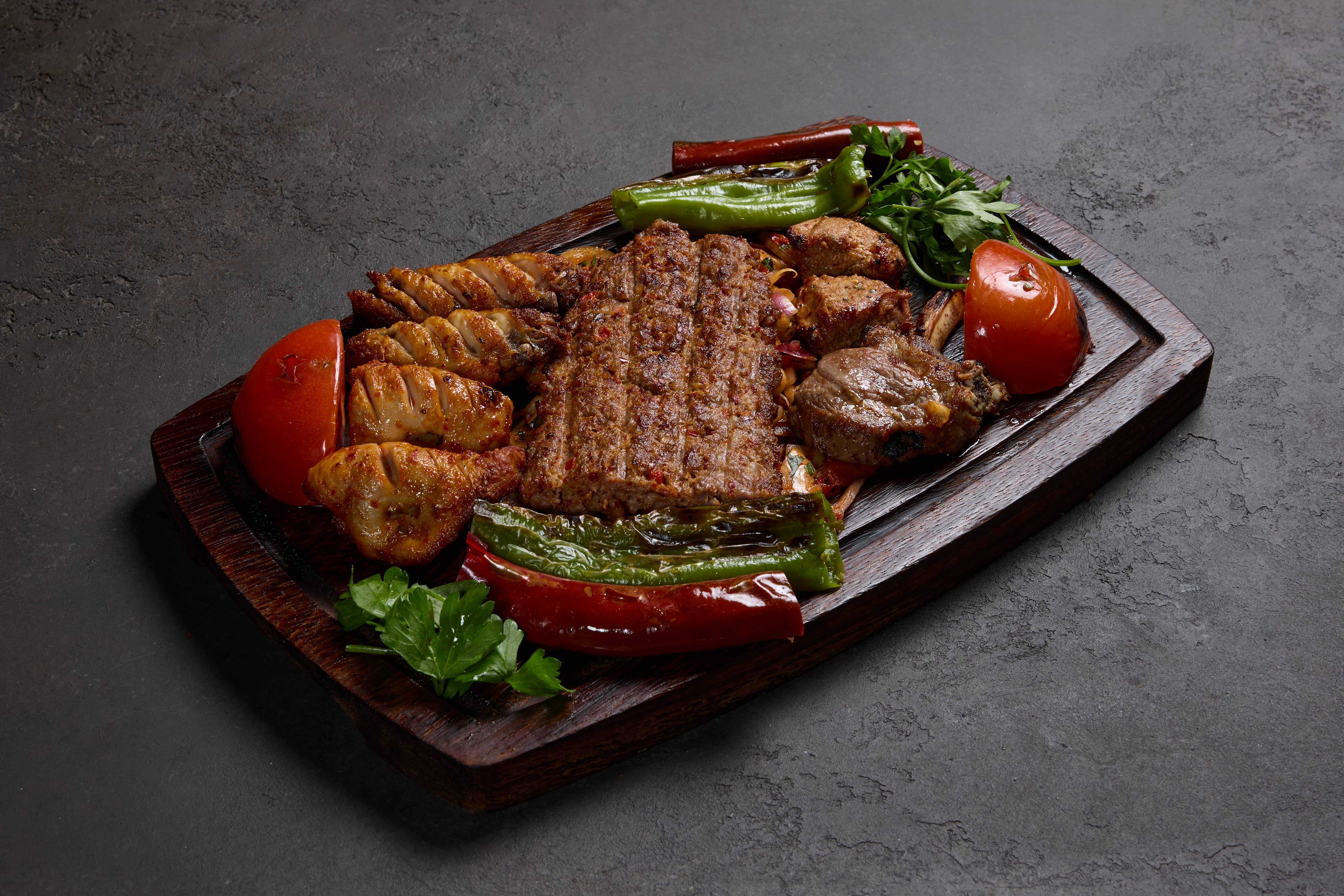 1 Kişilik Karışık Kebap